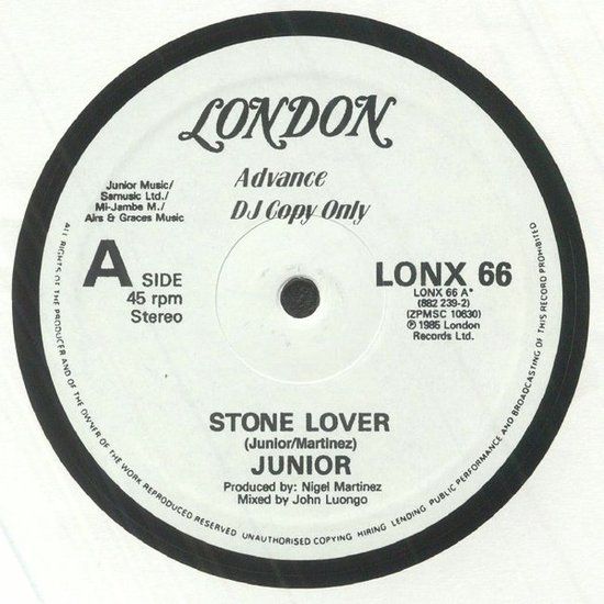 Junior – Stone Lover - 12&quot; reissue