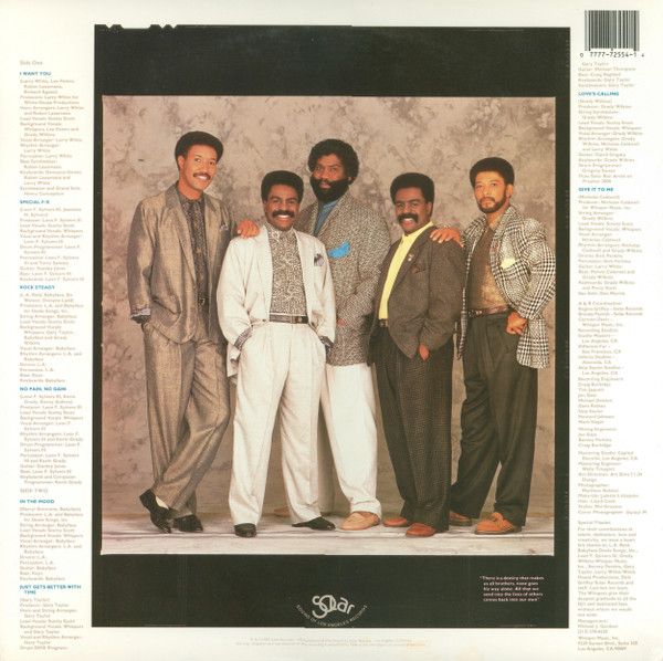 The Whispers – Just Gets Better With Time - lp - cut out