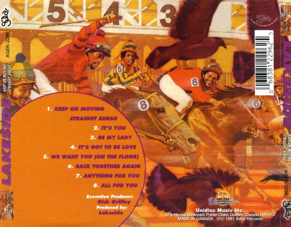 Lakeside – Keep On Moving Straight Ahead - cd