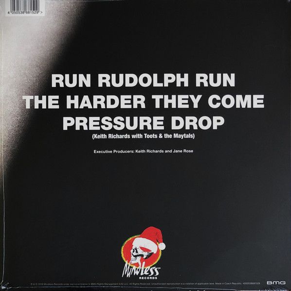 Keith Richards – Run Rudolph Run / The Harder They Come / Pressure Drop - 12"