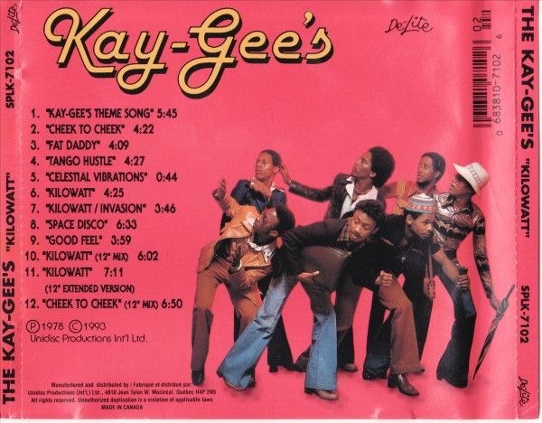 The Kay-Gee's– Kilowatt  - cd