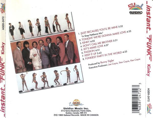Instant Funk – Kinky  - cd