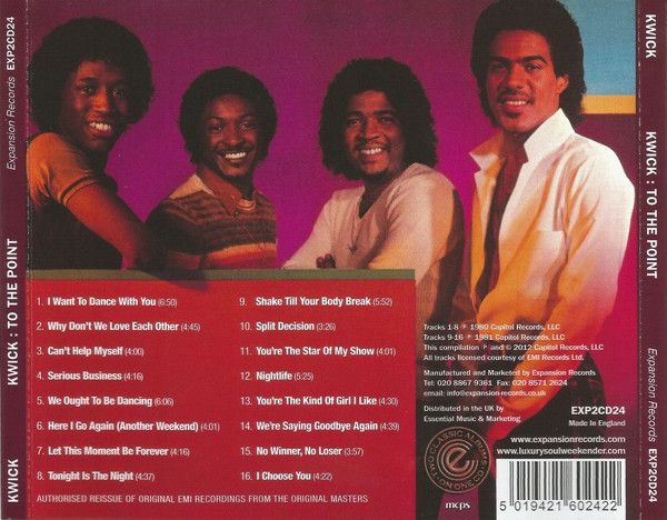 Kwick – Kwick / To The Point - cd