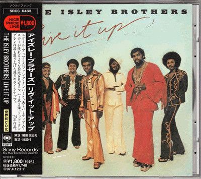 The Isley Brothers – Live It Up - cd - near mint + obi strip