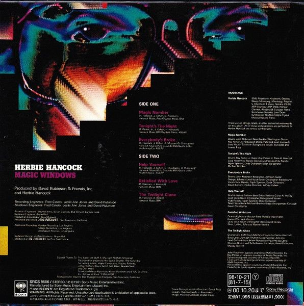 Herbie Hancock – Magic Windows - cd -  paper sleeve
