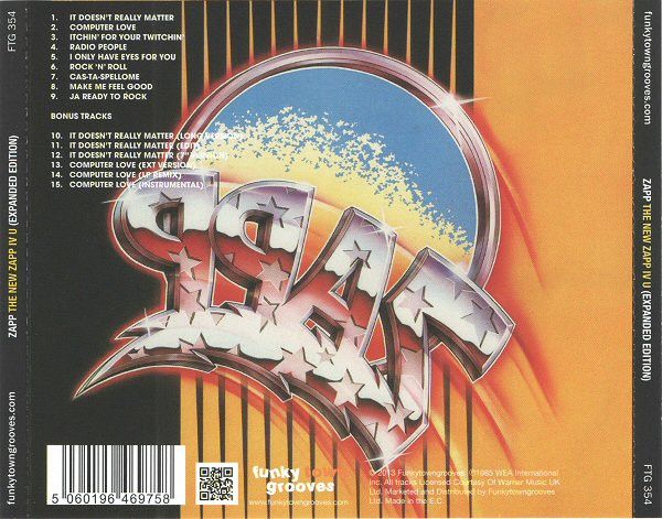 Zapp – The New Zapp IV U - cd