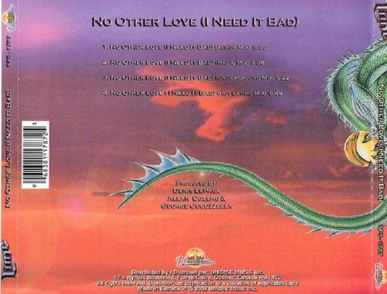 Lime -No Other Love - cd single