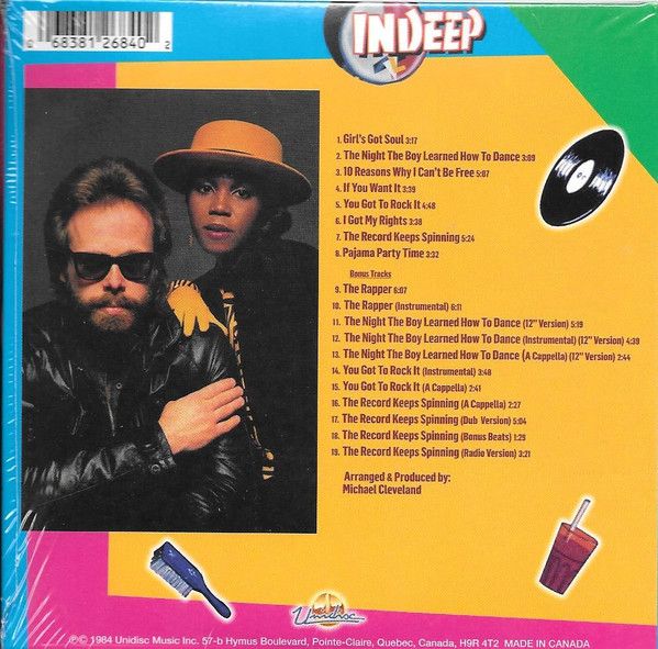 Indeep – Pajama Party Time - cd - cardsleeve