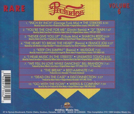 Rare Preludes Vol. 6