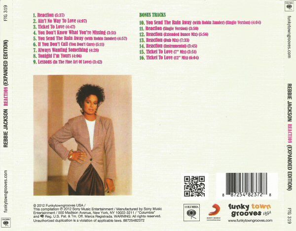 Rebbie Jackson – Reaction - cd