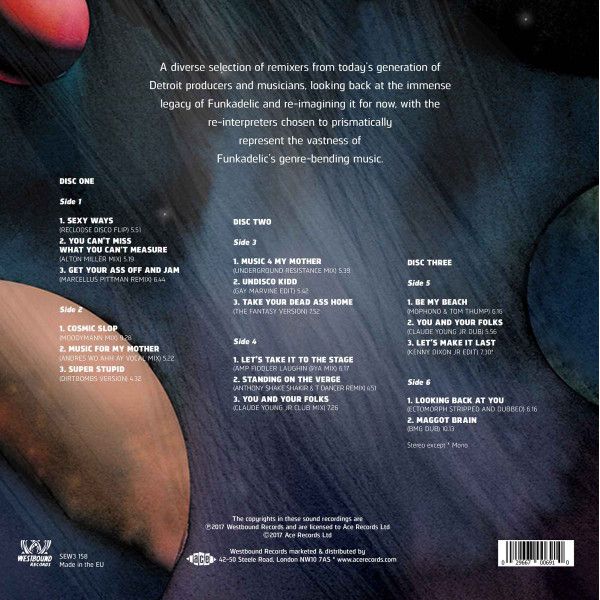 Funkadelic – Reworked By Detroiters  - 3 lp