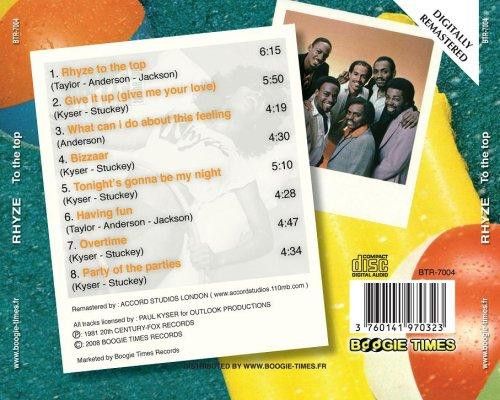 Rhyze – Rhyze To The Top - cd