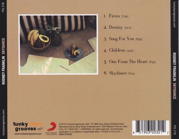 Rodney Franklin – Skydance - cd