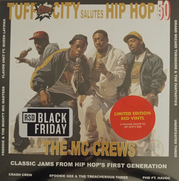 Various ‎– Tuff City Salutes Hip Hop 50: The MC Crews - lp + 7