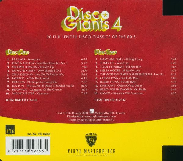 Various – Disco Giants 4 - 2 cd