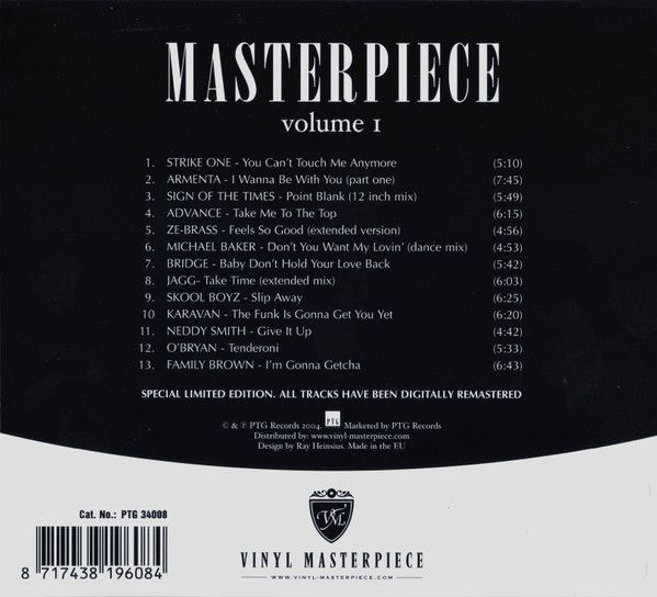 Various – Masterpiece Volume 1 (The Ultimate Disco Funk Collection) - cd