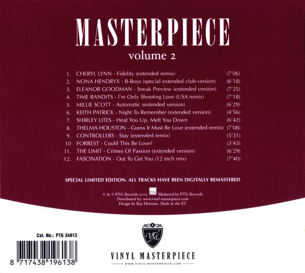 Various – Masterpiece Volume 2 - The Ultimate Disco Funk Collection - cd