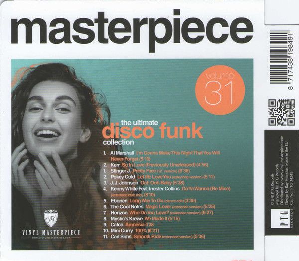 Various – Masterpiece Volume 31 - The Ultimate Disco Funk Collection - cd