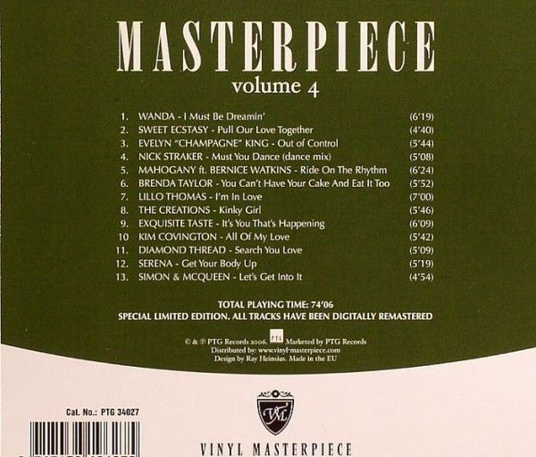 Various – Masterpiece Volume 4 - The Ultimate Disco Funk Collection - cd