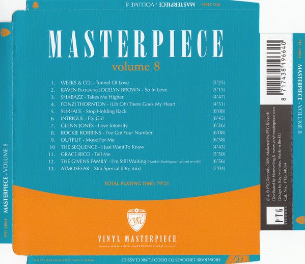 Various – Masterpiece Volume 8 - The Ultimate Disco Funk Collection - cd