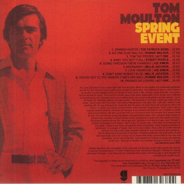 Tom Moulton – Spring Event - cd