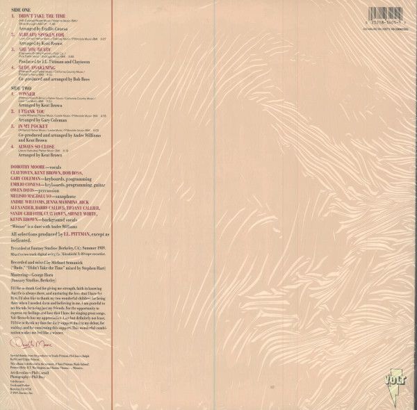Dorothy Moore – Winner - Lp