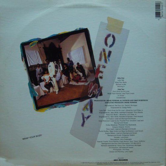 One way - Wrap Your Body  - lp - cut out