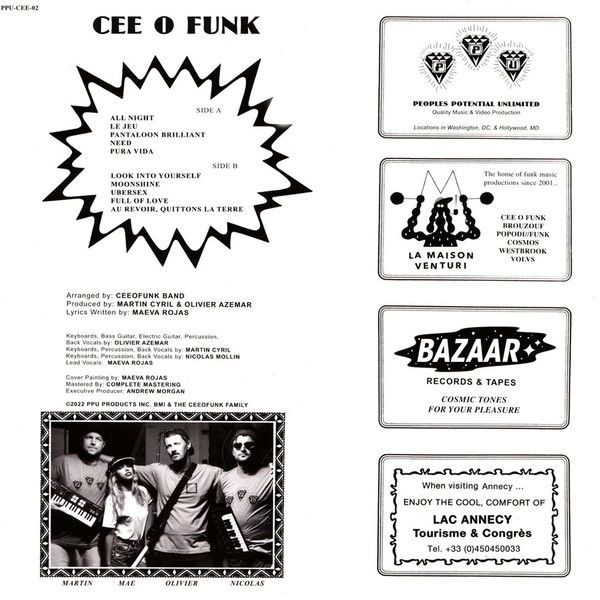 Cee O Funk ‎– Look Into Yourself  - lp