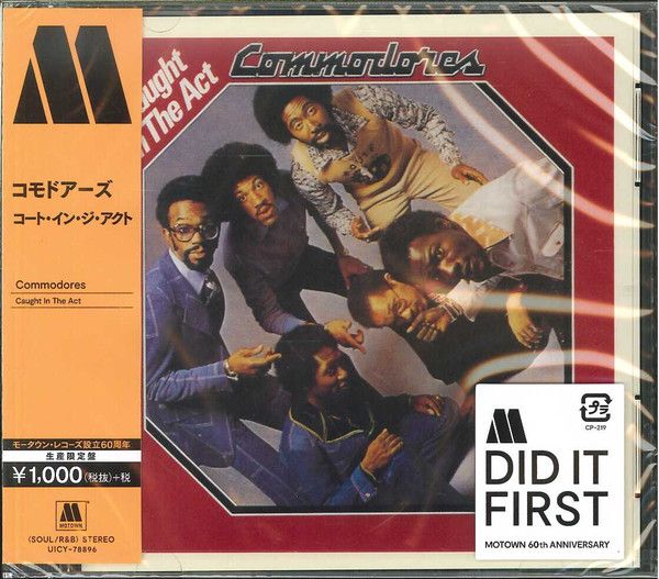 Commodores – Caught In The Act  - cd