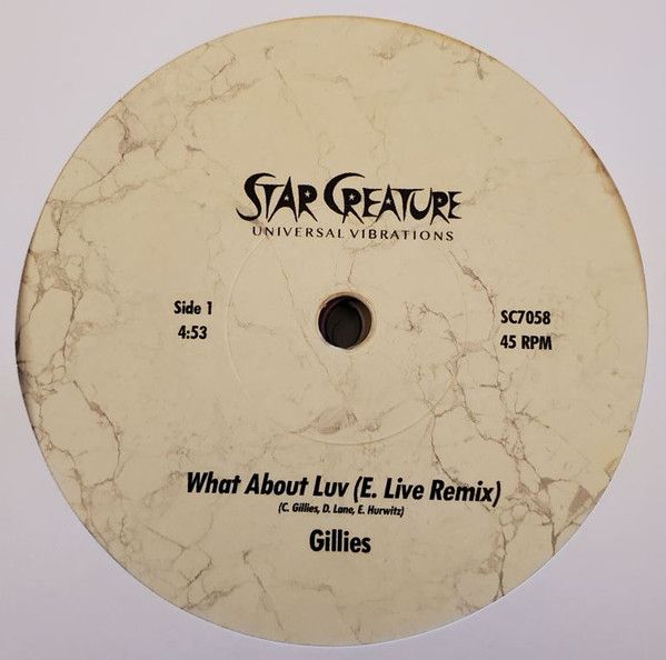 Gillies  ‎– What About Luv (E. Live Remix) -7&quot;