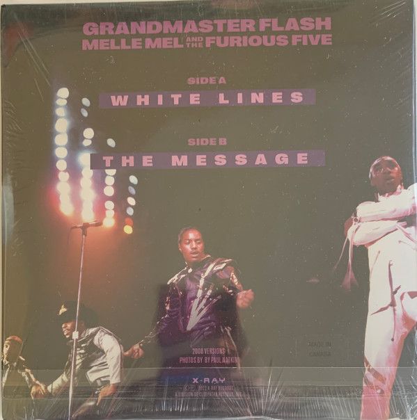 Grandmaster Flash, Melle Mel And The Furious Five– White Lines (Don't Don't Do It) -"clear glitter vinyl
