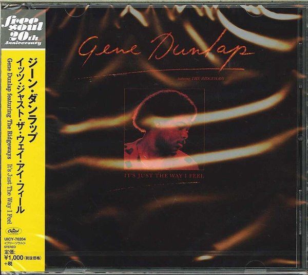 Gene Dunlap Featuring The Ridgeways – It&#39;s Just The Way I Feel - cd