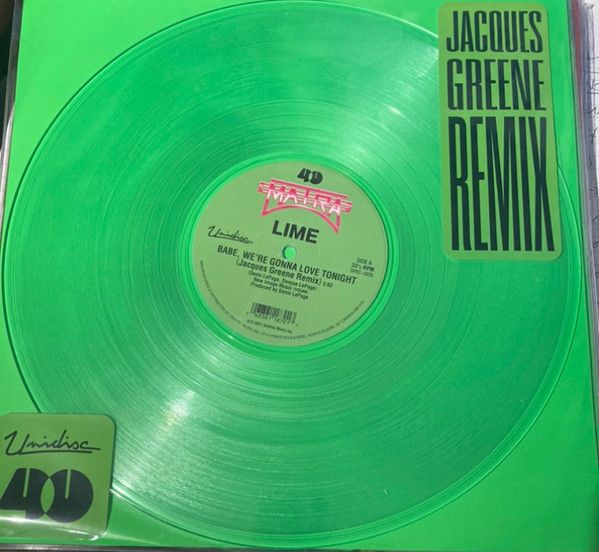 Lime (2) ‎– Babe, We&#39;re Gonna Love Tonight (Jacques Greene Remix)  - 12&quot;