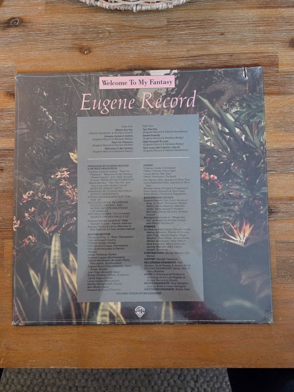 Eugene Record - Welcome to my fantasy - lp