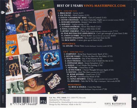 Various – Best Of 5 Years: Vinyl-Masterpiece.Com - 2 cd