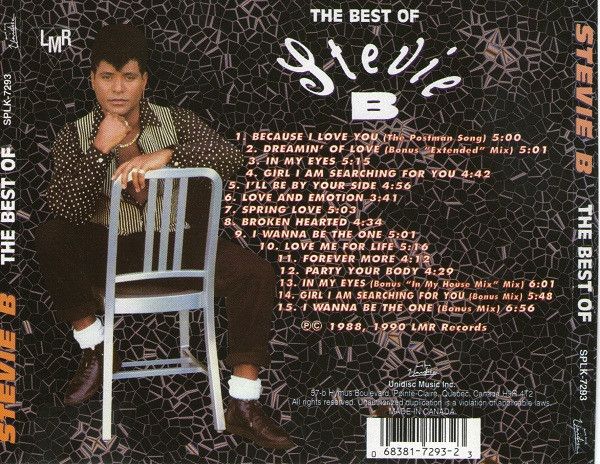 Stevie B – The Best Of Stevie B - cd
