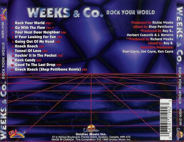 Weeks &amp; Co. – Rock Your World   - cd