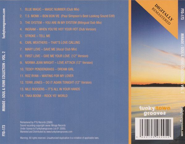 Various – Mirage Records Soul &amp; Funk Collection Vol. 2