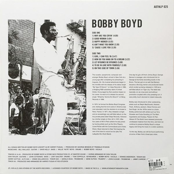 Bobby Boyd – Bobby Boyd - lp