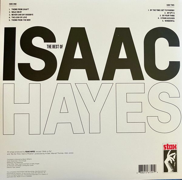 Isaac Hayes - The Best Of (LP) (Remastered)- lp