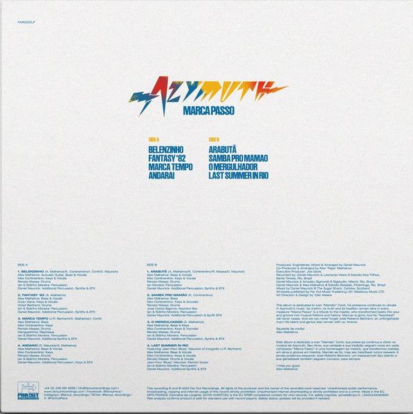 Azymuth – Marca Passo - lp - blue vinyl