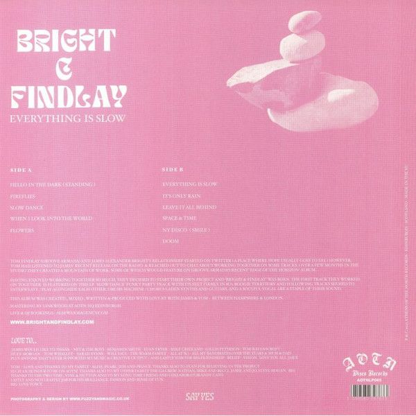 Bright &amp; Findlay – Everything Is Slow - lp