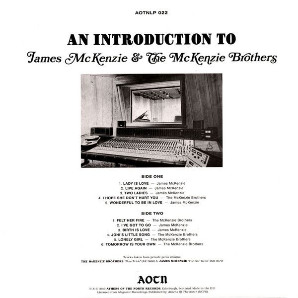 James Mckenzie , The McKenzie Brothers  – James McKenzie &amp; The Mckenzie Brothers - lp