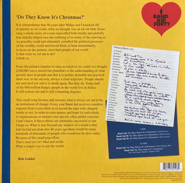 Band Aid – Do They Know It's Christmas? - 12"