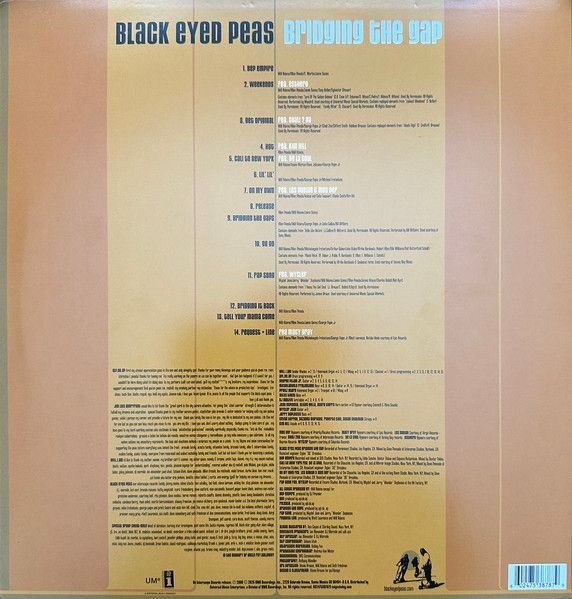 Black Eyed Peas – Bridging The Gap - 2 lp