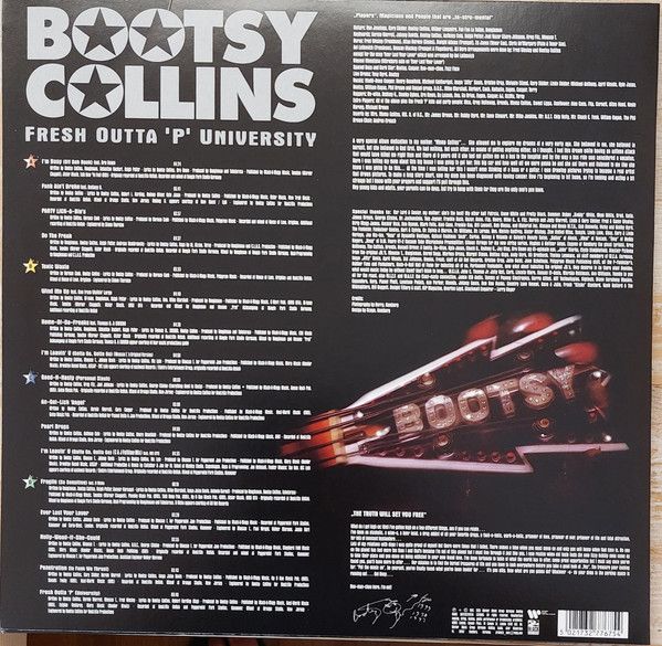 Bootsy Collins – Fresh Outta 'P' University  - 2 lp