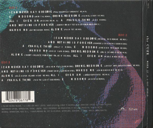 The Cure – Mixes Of A Lost World  -3 cd