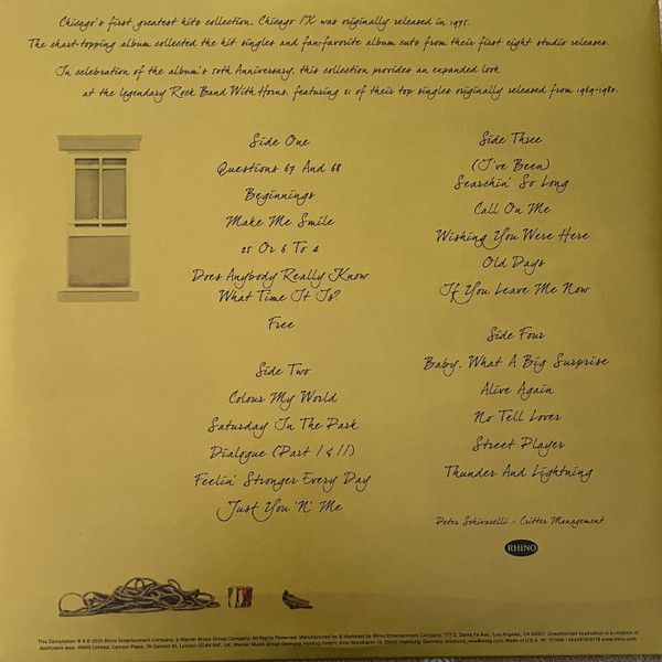 Chicago – Chicago IX 50th Anniversary Expanded Greatest Hits - 2 lps