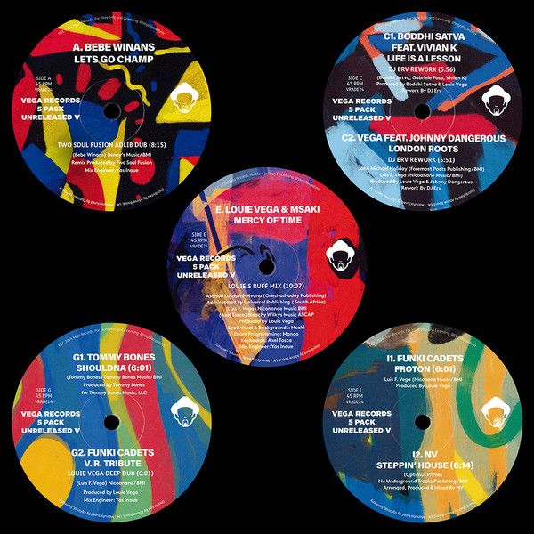 Various – Vega Records 5 Pack Unreleased V
