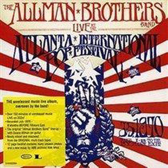 The Allman Brothers Band – Live At The Atlanta International Pop Festival July 3 &amp; 5, 1970  - 2cd